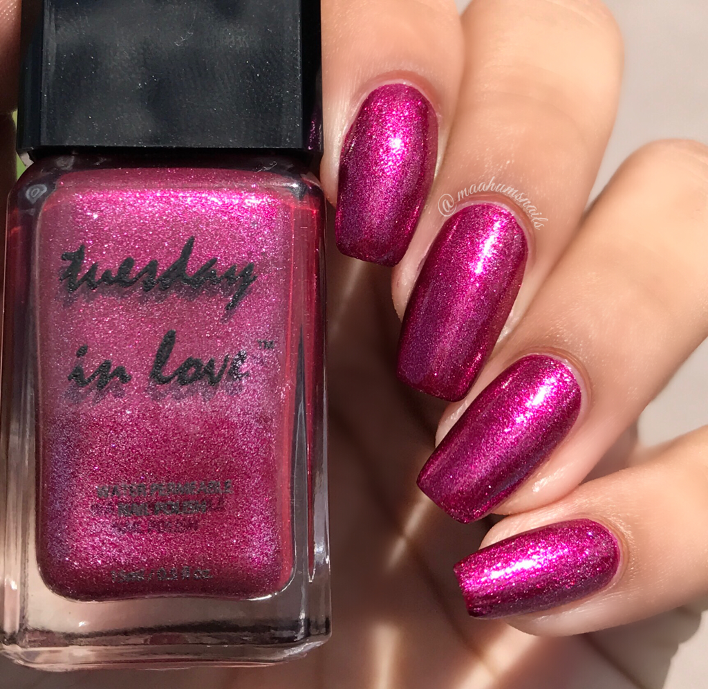 Tuesday In Love swatches & review! - Maahum's nails
